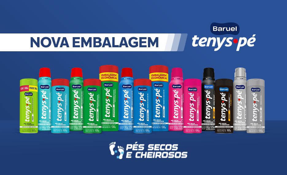 Tenys Pé de embalagem nova